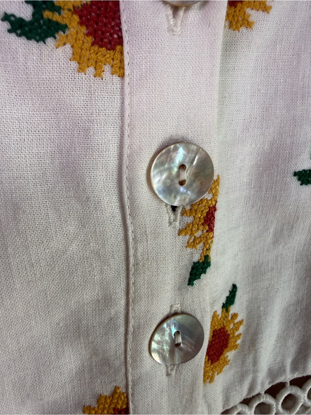 FARM Rio White Midi Dress with Pink & Yellow Floral Print - Picture 7 of 10